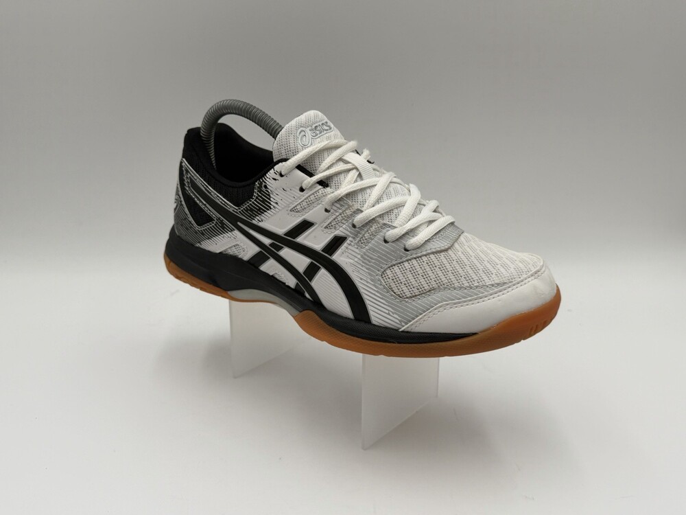 Asics gel Rocket Women’s Sz 7.5 Multi Sport Volleyball Court White Black Gum